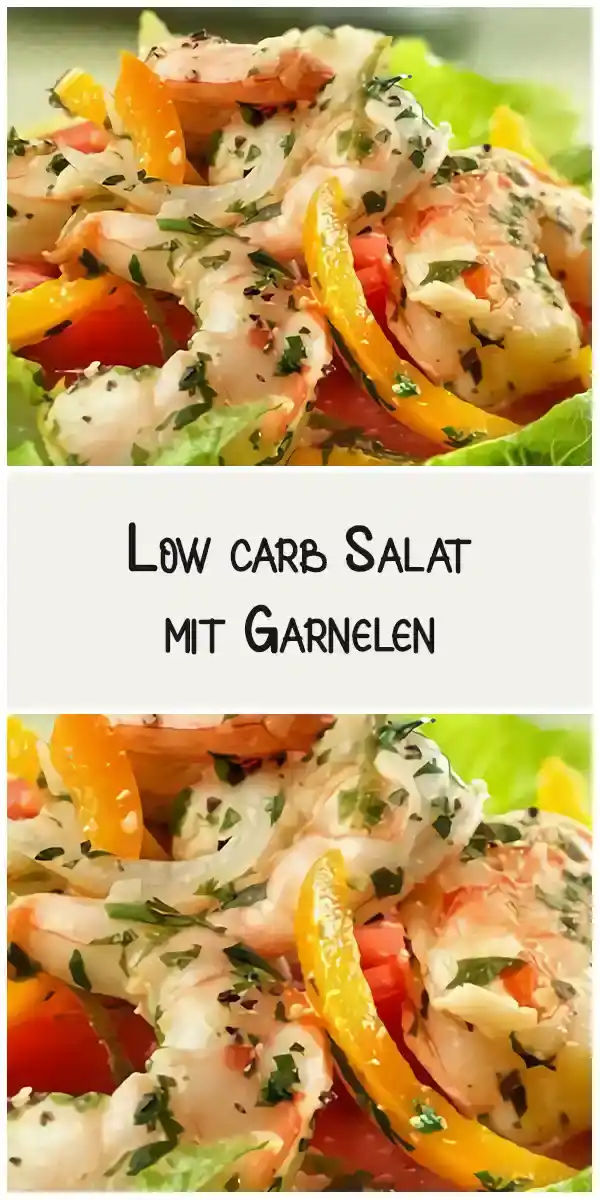 Low Carb Salat Mit Garnelen