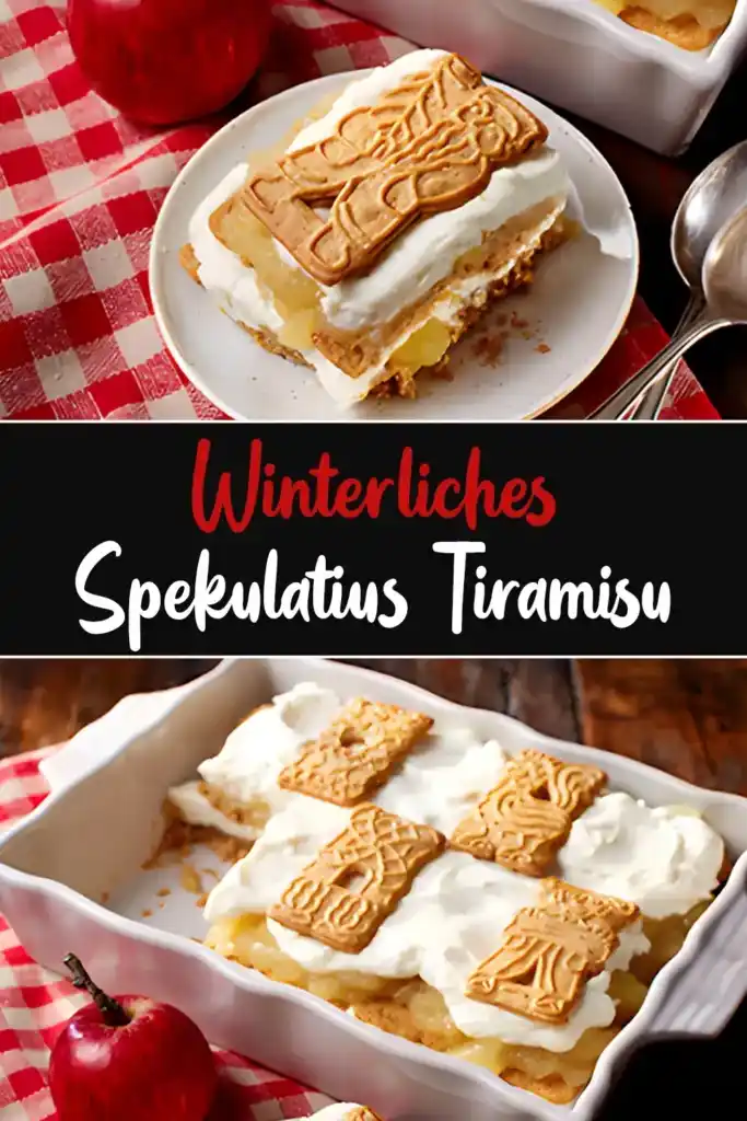 Winterliches Spekulatius Tiramisu