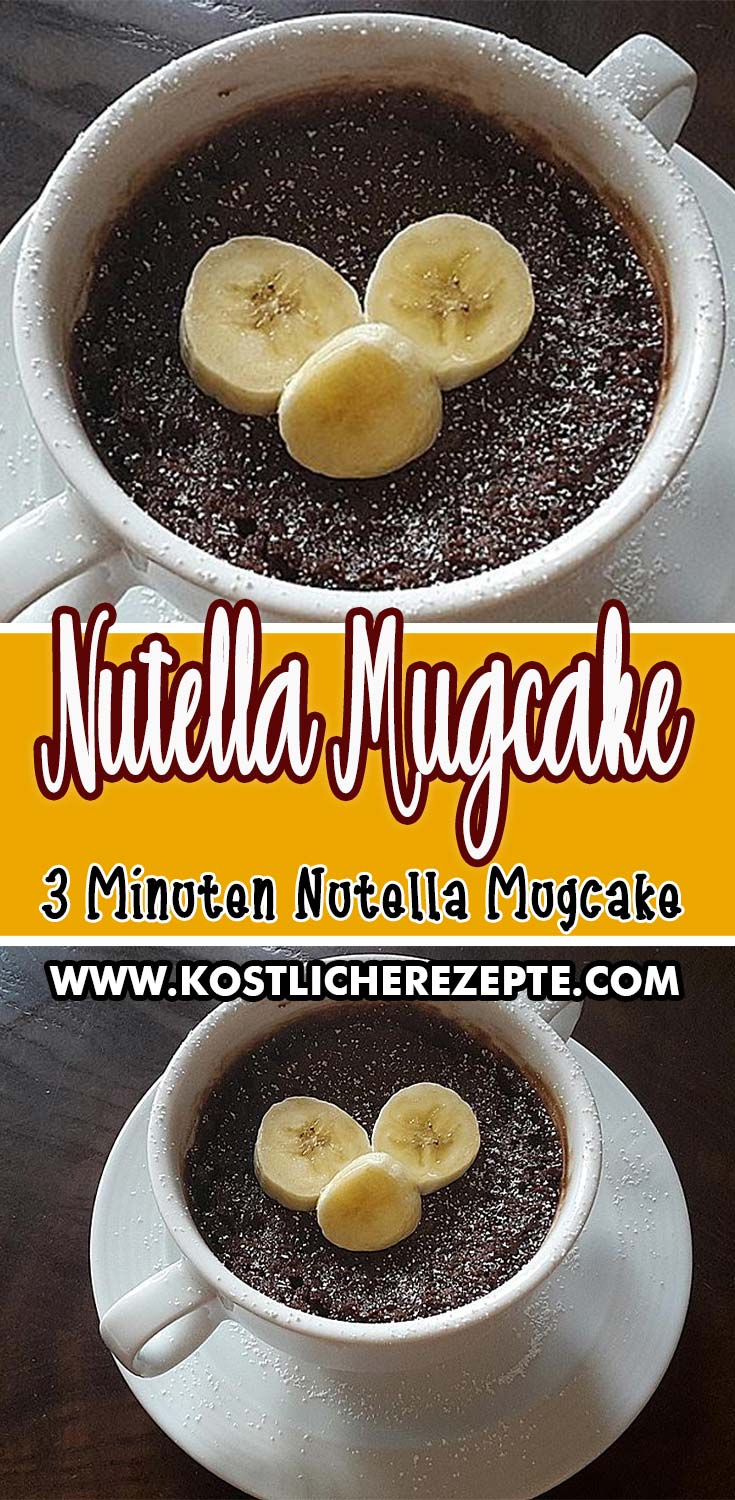 3 Minuten Nutella Mugcake 1 3 Minuten Nutella Mugcake