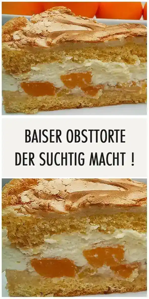 BAISER OBSTTORTE, DER SÜCHTIG MACHT ! 1 BAISER OBSTTORTE, DER SÜCHTIG MACHT !