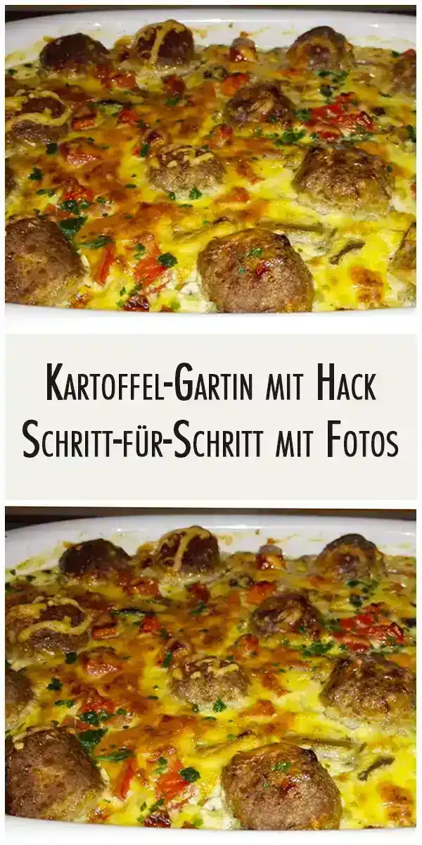 Kartoffel-Gratin mit Hack Schritt-für-Schritt