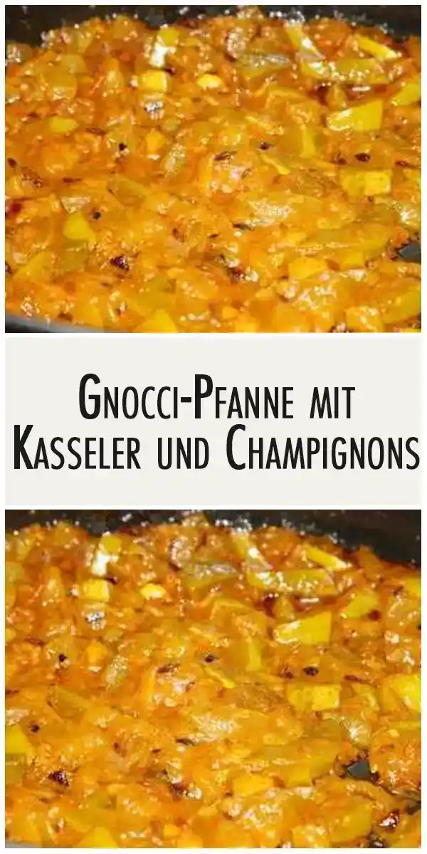 Gnocci-Pfanne mit Kasseler und Champignons