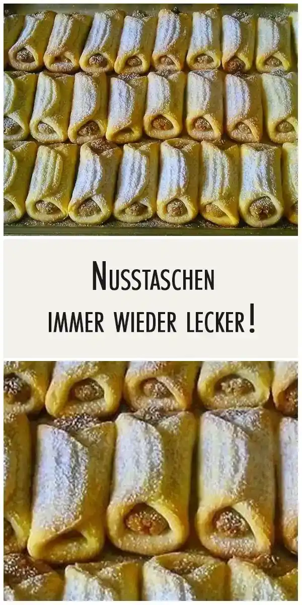 Nusstaschen, immer wieder lecker!