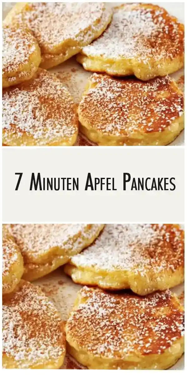 7 Minuten Apfel Pancakes 🍎🍎 1 7 Minuten Apfel Pancakes
