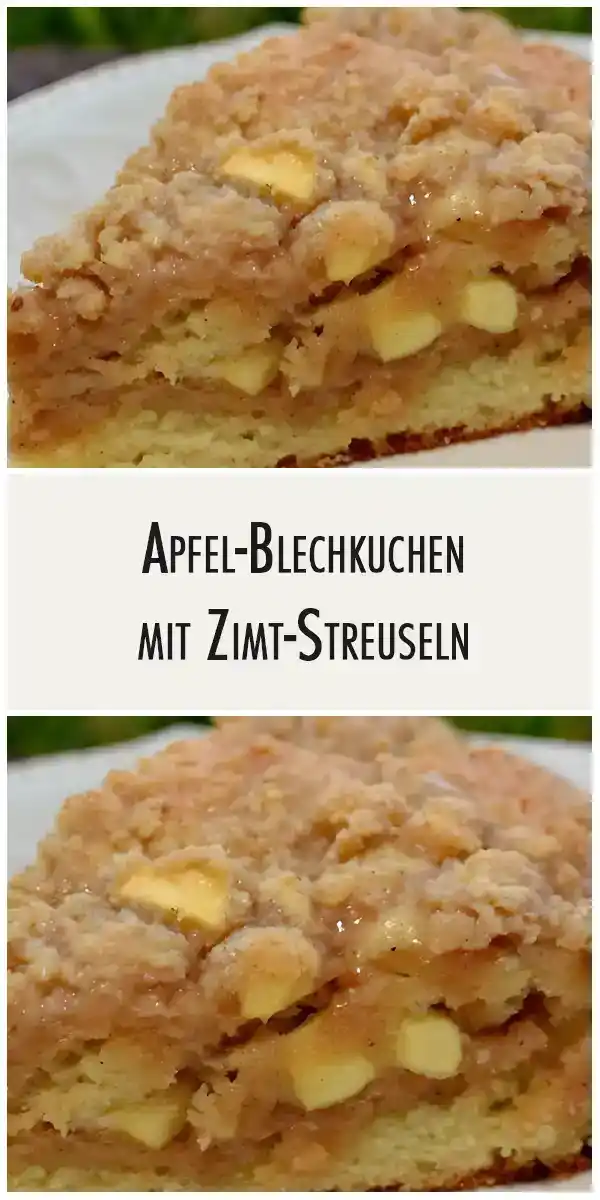 APFEL-BLECHKUCHEN MIT ZIMT-STREUSELN