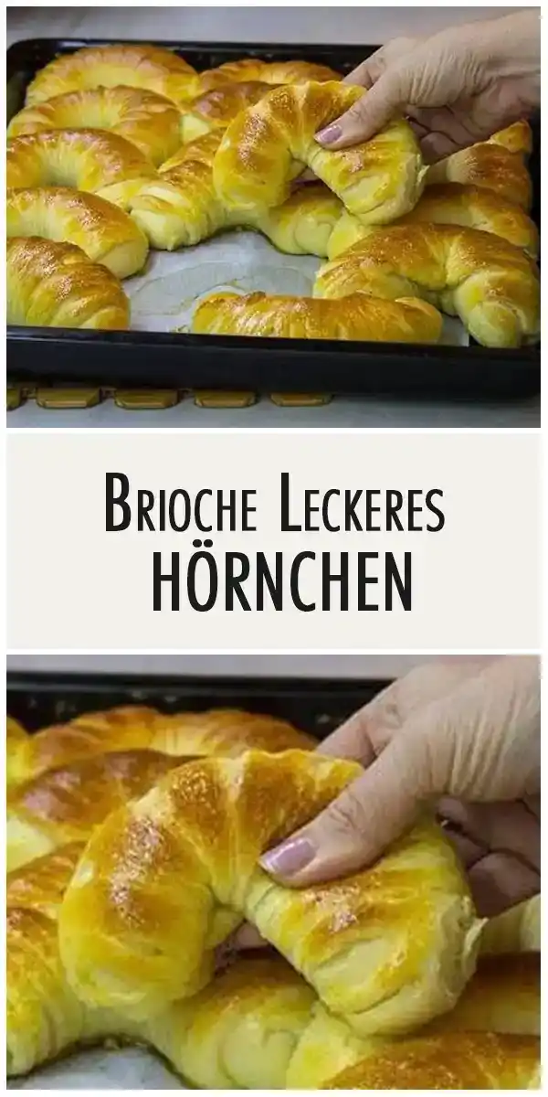 BRIOCHE leckeres HÖRNCHEN 1 BRIOCHE leckeres HORNCHEN