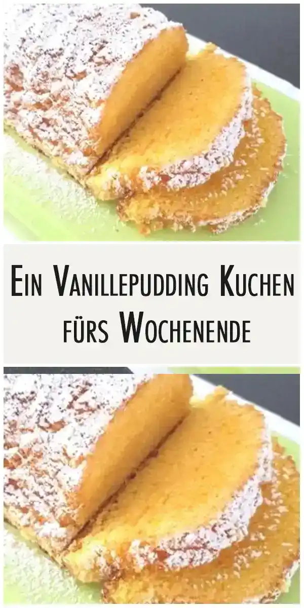Ein Vanillepudding Kuchen fürs Wochenende 1 Ein Vanillepudding Kuchen furs Wochenende pin