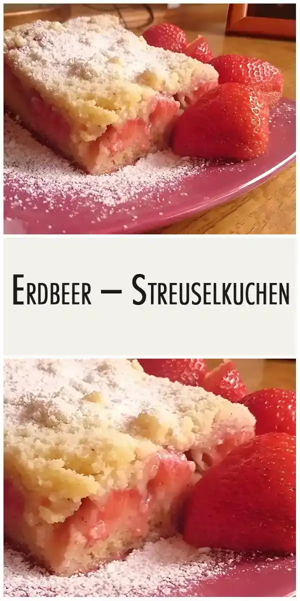 Erdbeer – Streuselkuchen