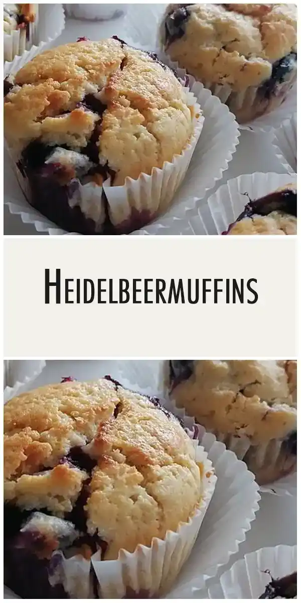 Heidelbeermuffins 1 Heidelbeermuffins