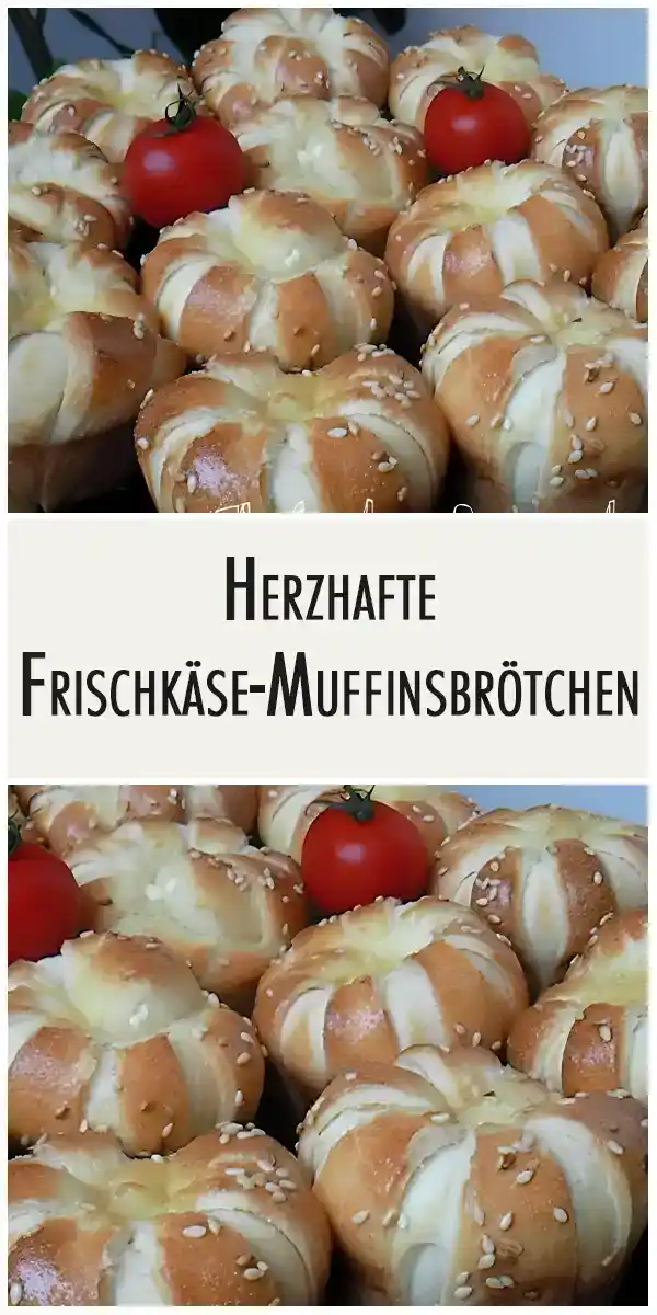Herzhafte Frischkäse-Muffinsbrötchen 1 Herzhafte Frischkase Muffinsbrotchen
