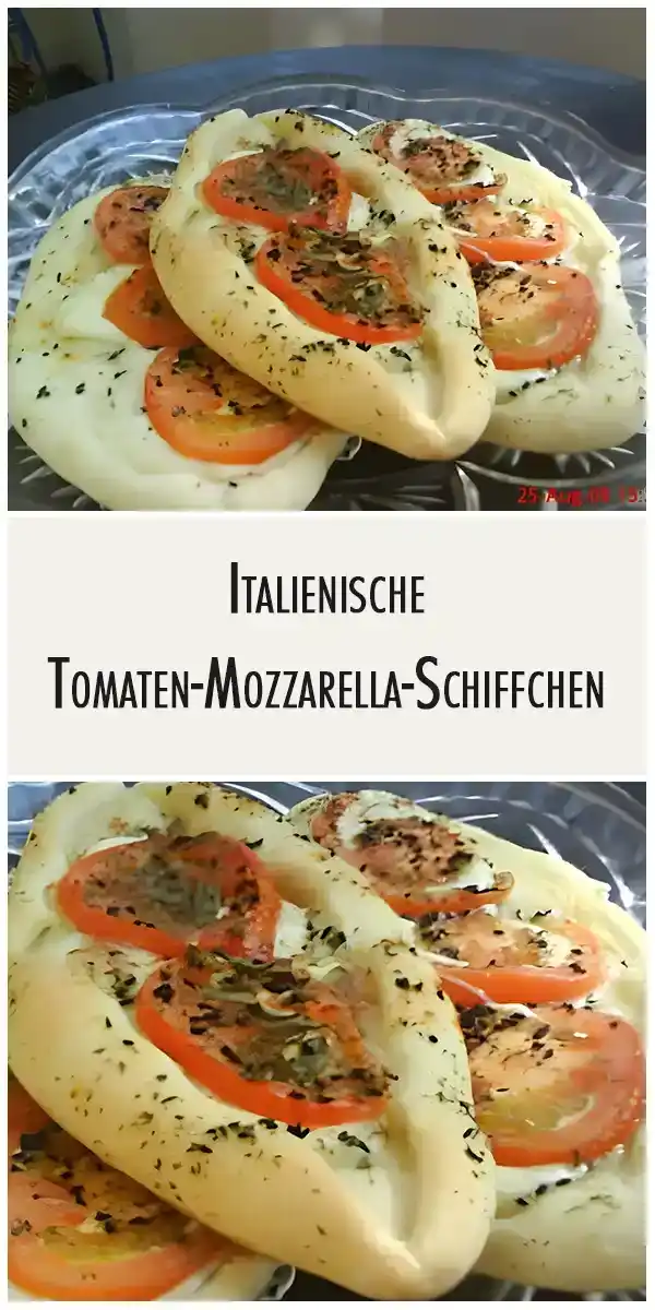 Italienische Tomaten-Mozzarella-Schiffchen