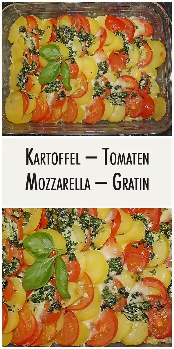 Kartoffel – Tomaten – Mozzarella – Gratin