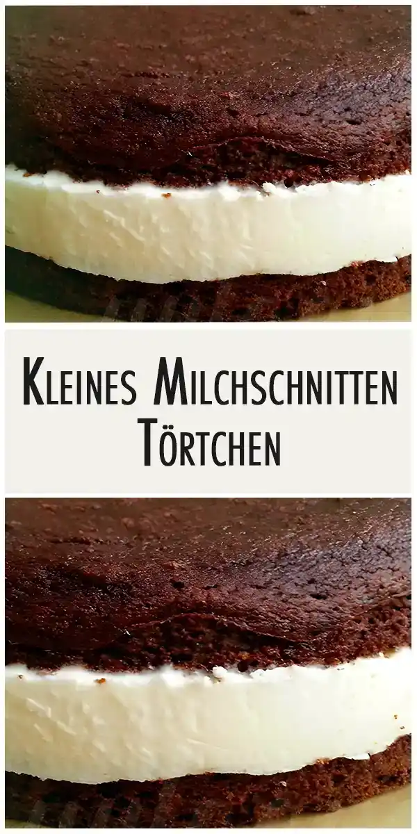 Kleines Milchschnitten Törtchen