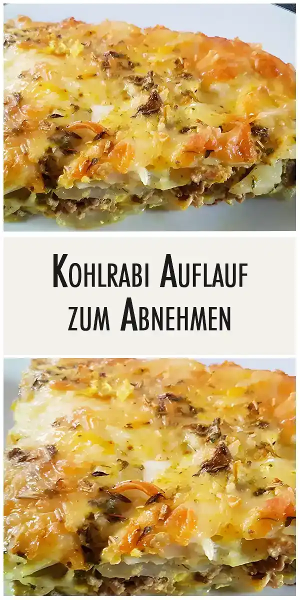 Kohlrabi Auflauf zum abnehmen