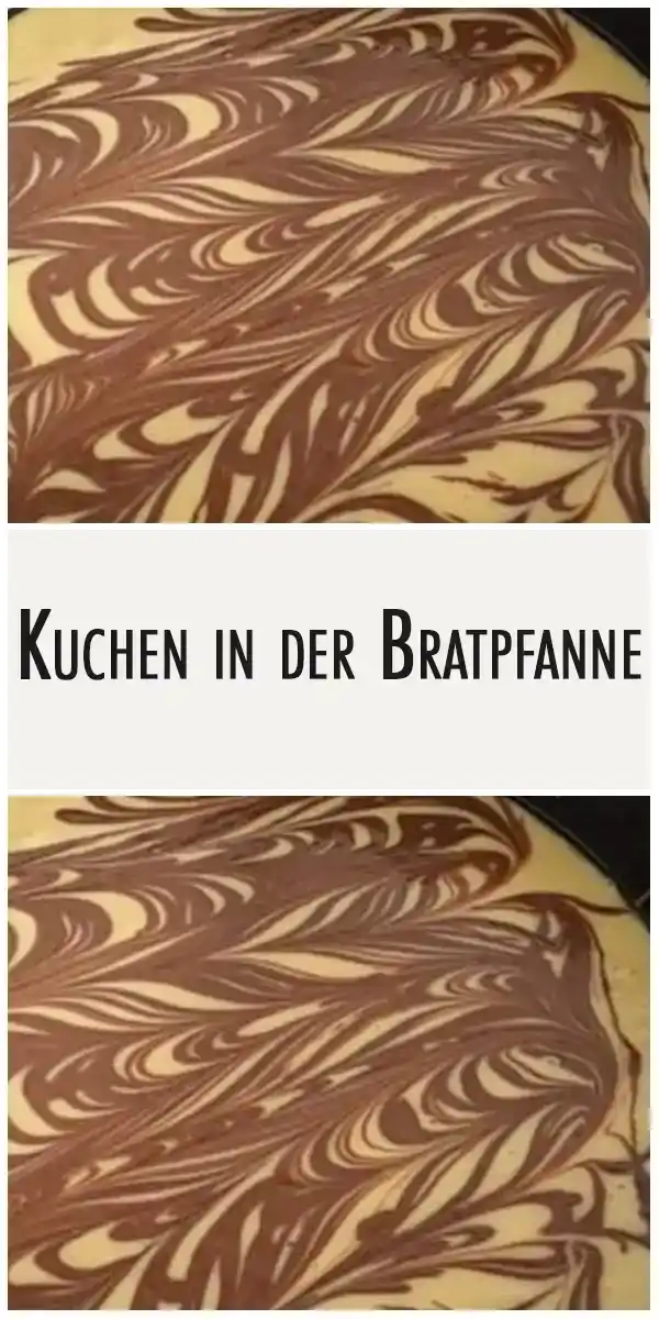 Kuchen in der Bratpfanne