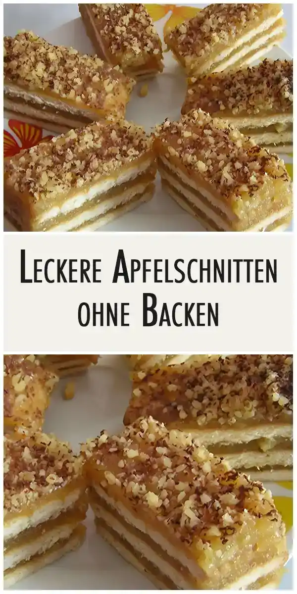 Leckere Apfelschnitten ohne Backen 1 Leckere Apfelschnitten ohne Backen
