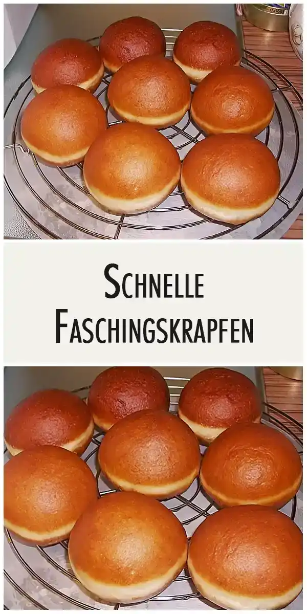 Schnelle Faschingskrapfen 1 Schnelle Faschingskrapfen