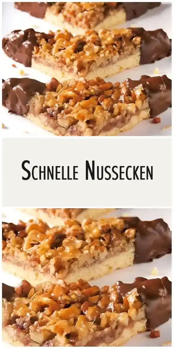 Schnelle Nussecken 1 Schnelle Nussecken