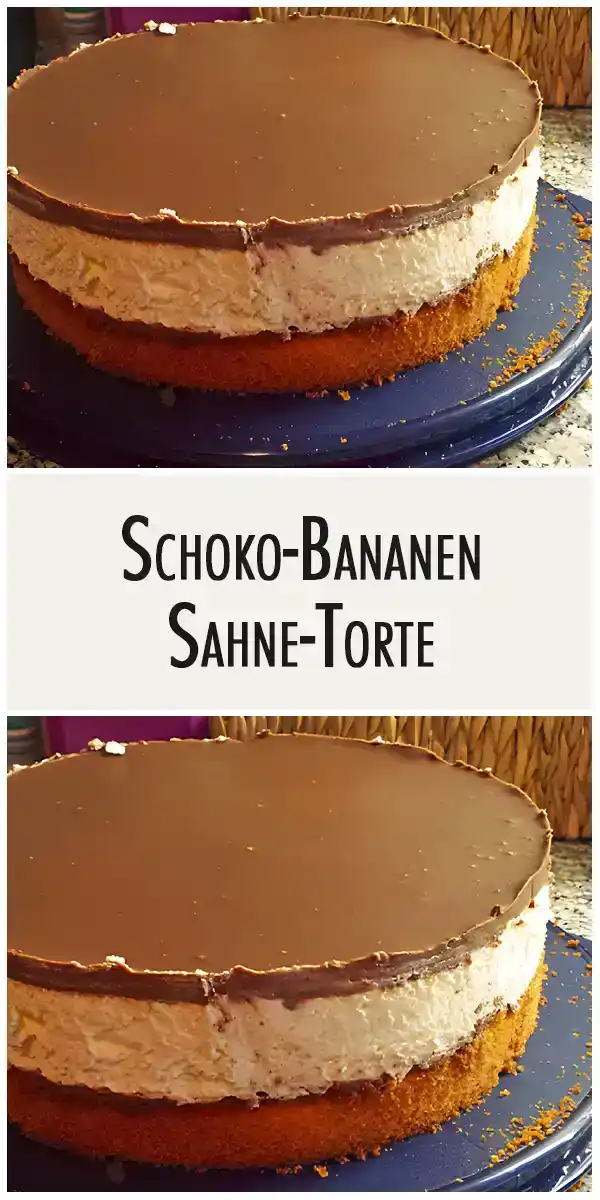 Schoko-Bananen-Sahne-Torte