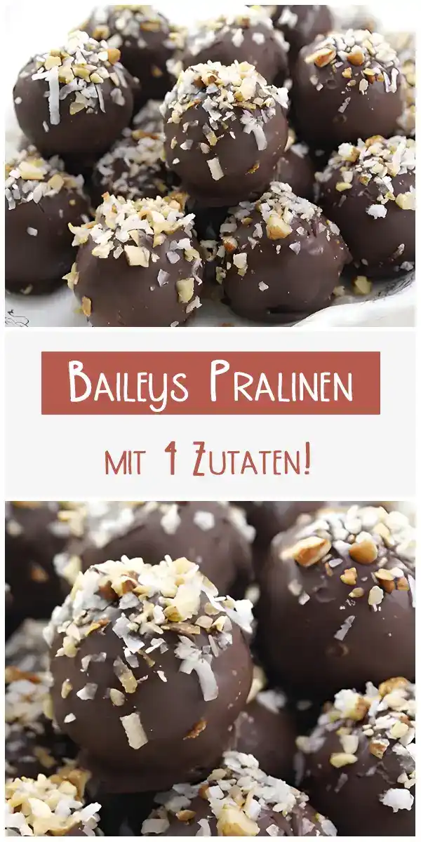 Baileys Pralinen mit 4 Zutaten! 1 Baileys Pralinen mit 4 Zutaten