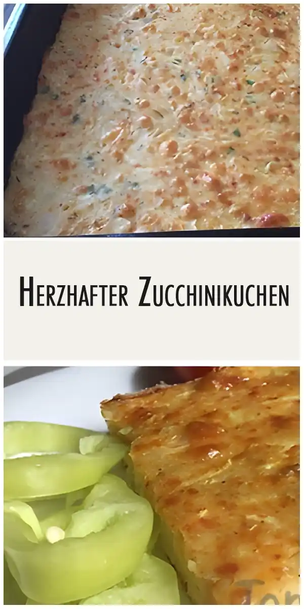 Herzhafter Zucchinikuchen