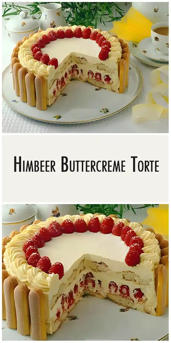 Himbeer Buttercreme Torte