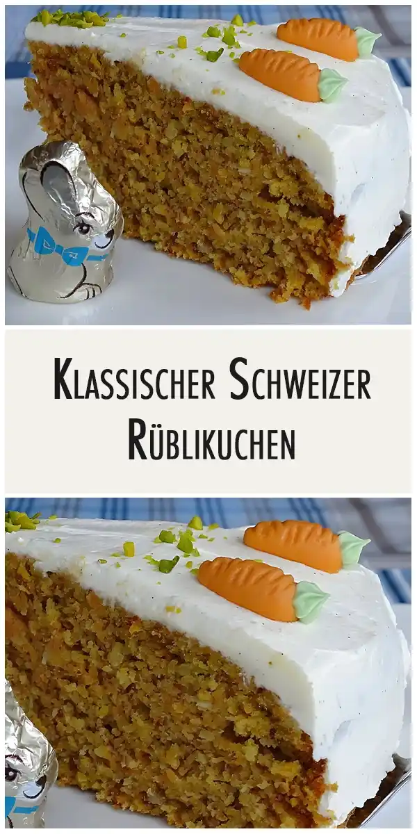 Klassischer Schweizer Rüblikuchen
