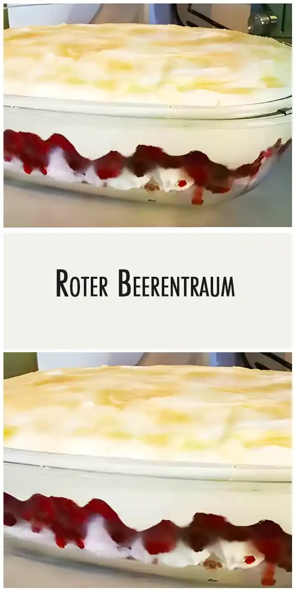 Roter Beerentraum: Ein Leckerer Nachtisch für Genießer