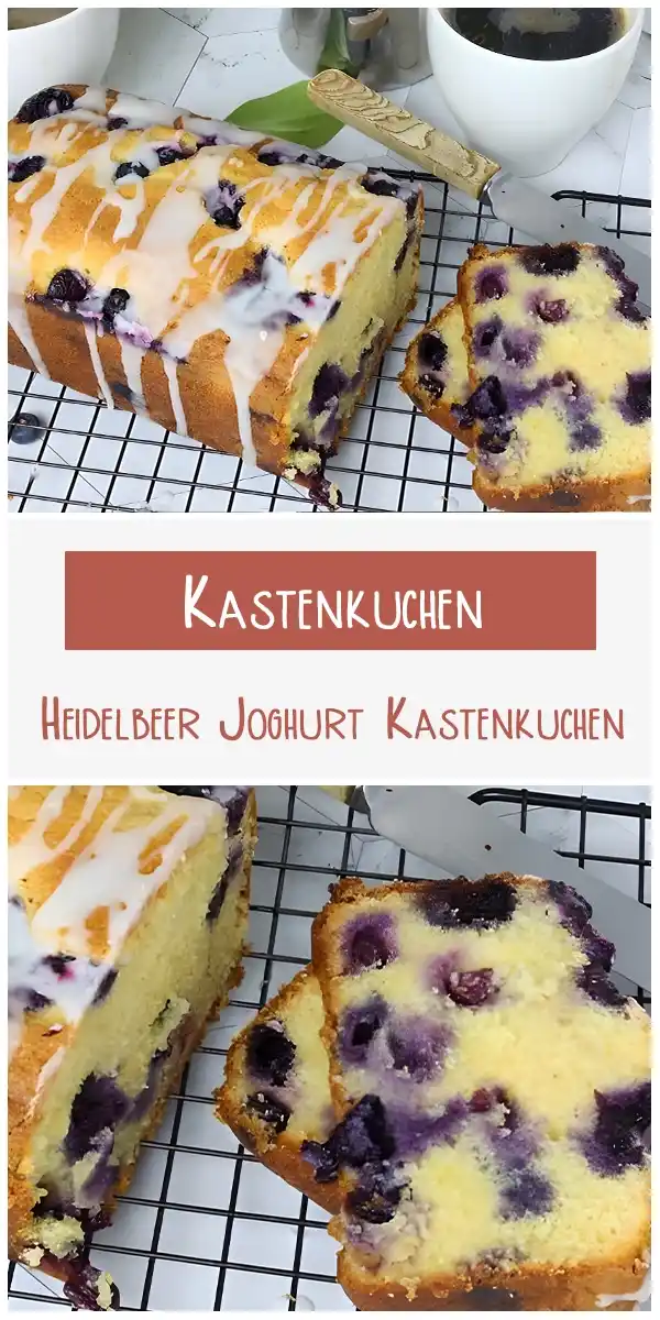 Heidelbeer Joghurt Kastenkuchen 1 Heidelbeer Joghurt Kastenkuchen