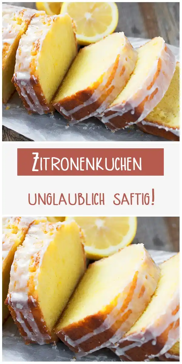 Kein Stück bleibt übrig, Zitronenkuchen unglaublich saftig! 1 Kein Stück bleibt übrig, Zitronenkuchen unglaublich saftig!