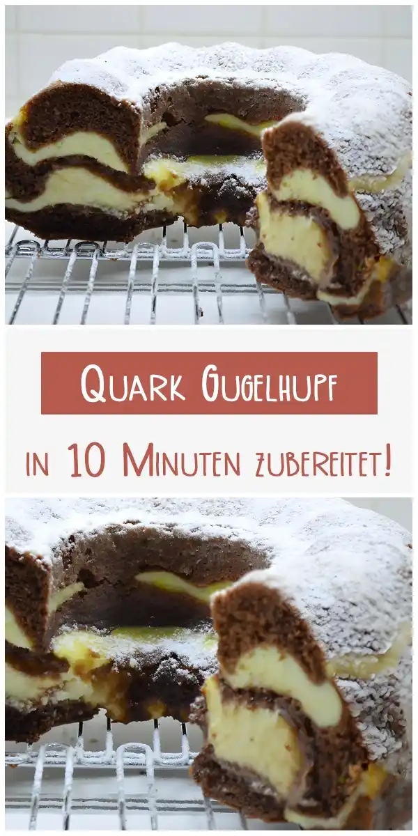 Der schnellste Weg zum Genuss: Quark-Gugelhupf in 10 Minuten! 1 Quark-Gugelhupf