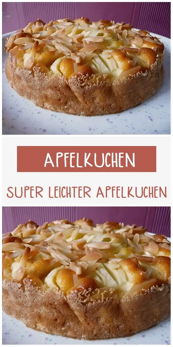 SUPER LEICHTER APFELKUCHEN