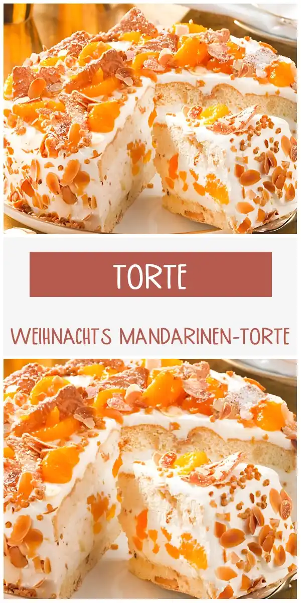 WEIHNACHTS MANDARINEN-TORTE 1 WEIHNACHTS MANDARINEN-TORTE