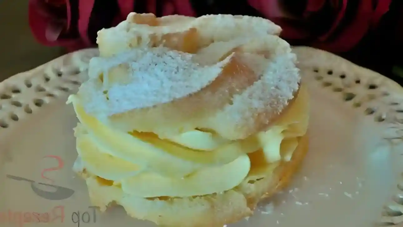 Brandteig-Windbeutel mit Vanillecreme Brandteig-Windbeutel mit Vanillecreme