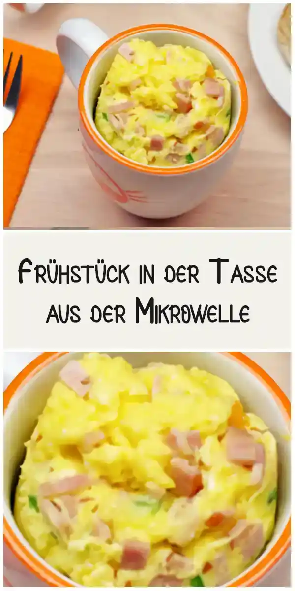 Frühstück in der Tasse aus der Mikrowelle 1 Frühstück in der Tasse aus der Mikrowelle