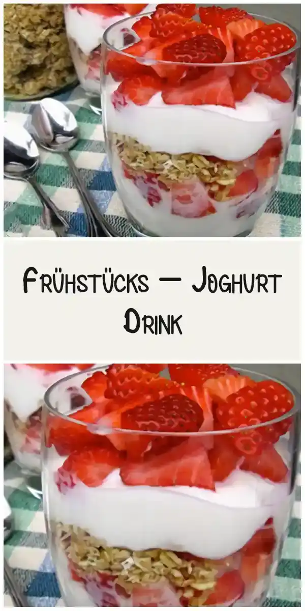 Frühstücks – Joghurt – Drink 1 Fruhstucks – Joghurt – Drink