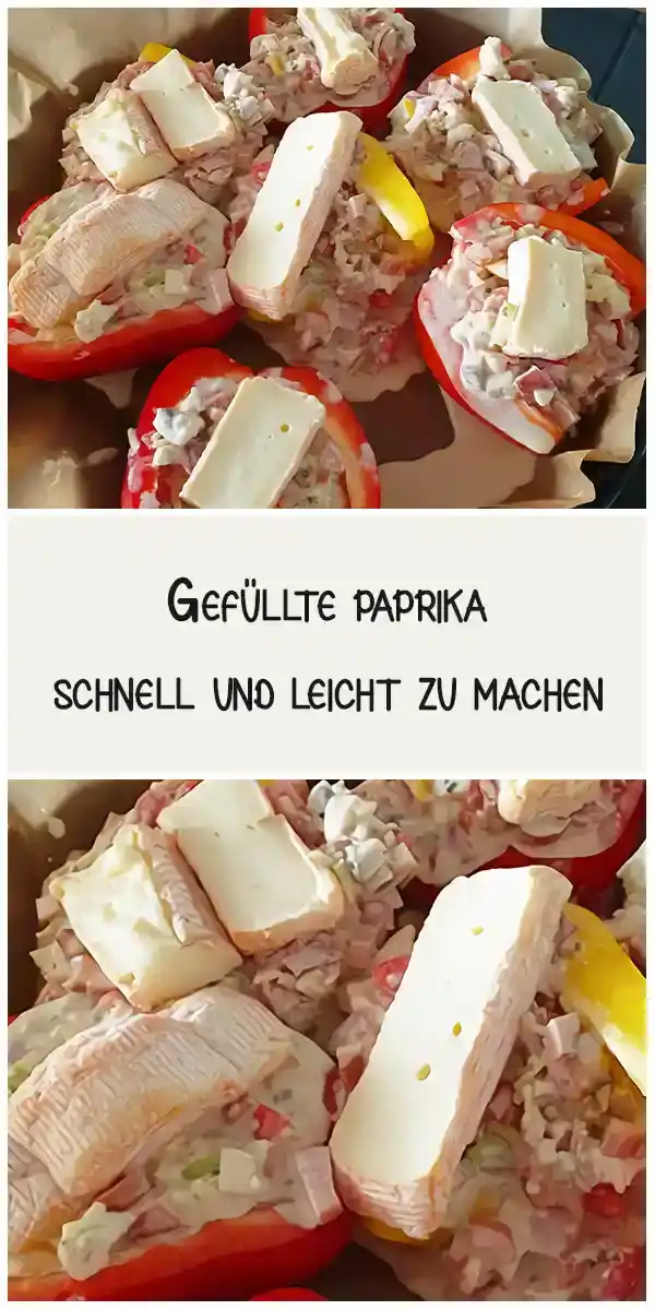 Gefüllte Paprika: Schnell und leicht zuzubereiten
