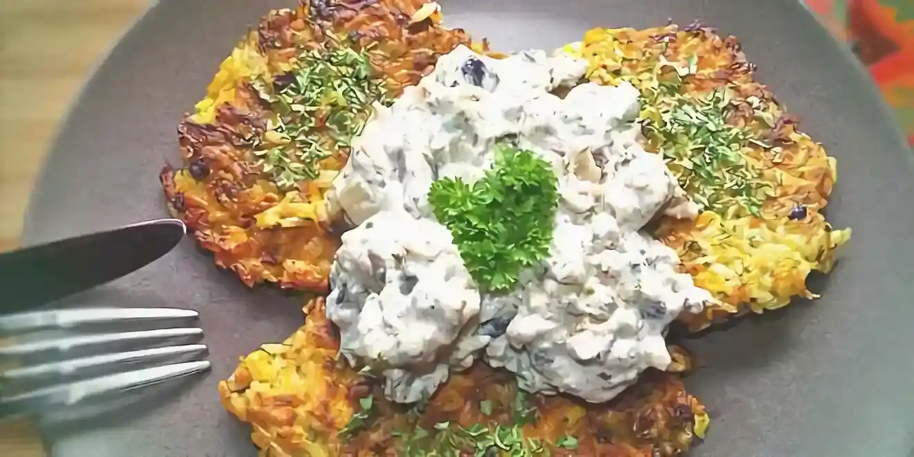 Low Carb Gemüsepuffer