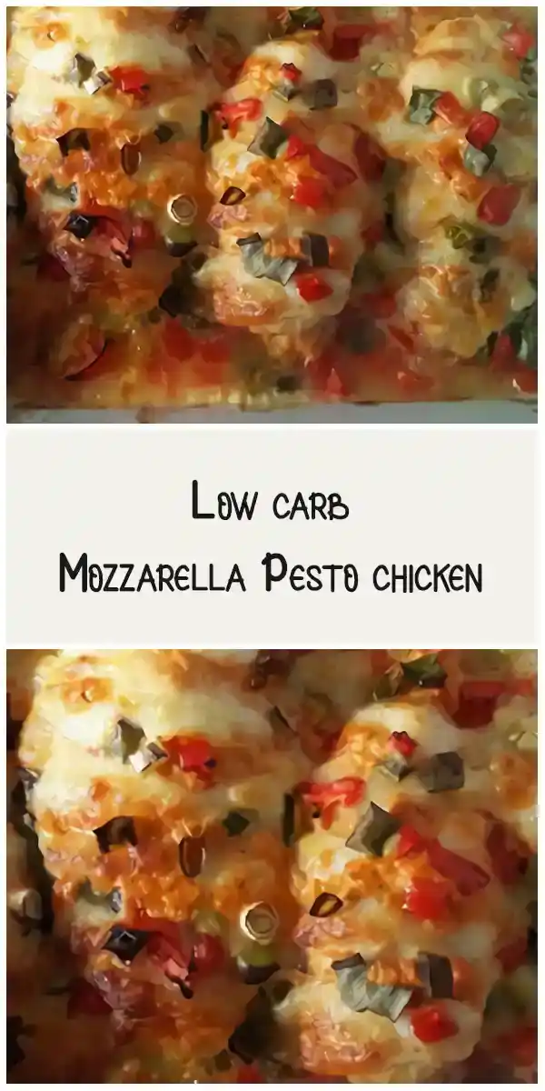 Low Carb Mozzarella Pesto Hähnchen 1 Low Carb Mozzarella Pesto Hähnchen