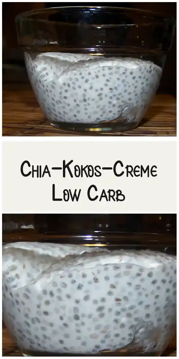 Chia-Kokos-Creme Low Carb 1 Chia-Kokos-Creme Low Carb: Eine köstliche und gesunde Dessertoption