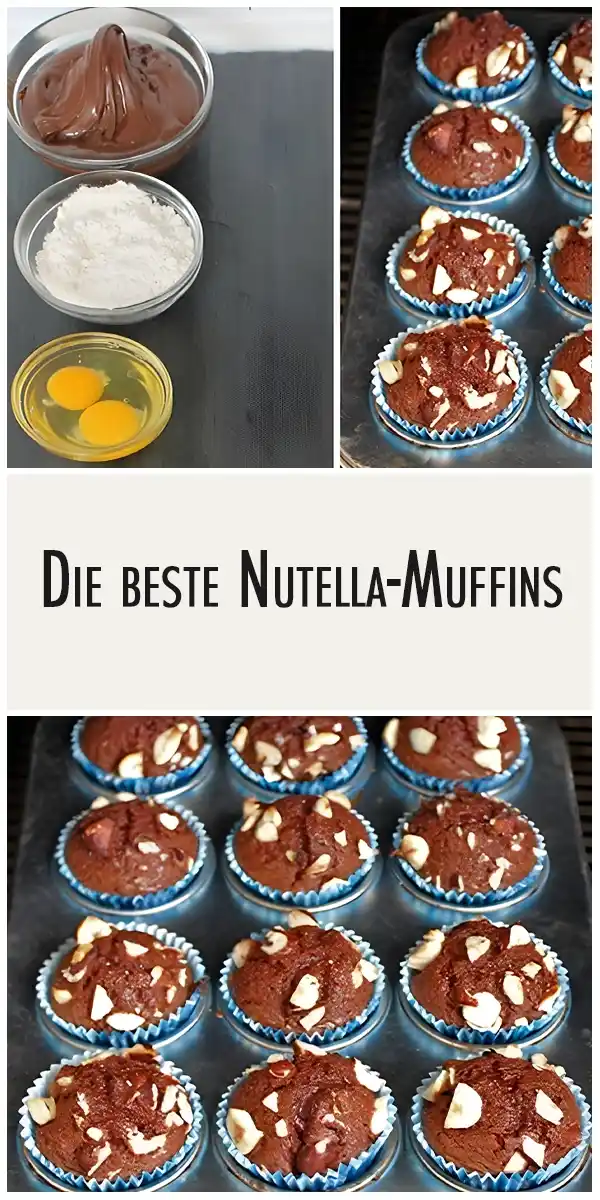 Die beste Nutella-Muffins 1 Die beste Nutella-Muffins