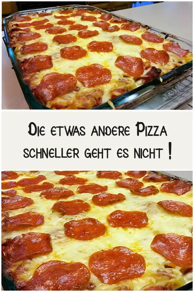 Die etwas andere Pizza schneller geht es nicht