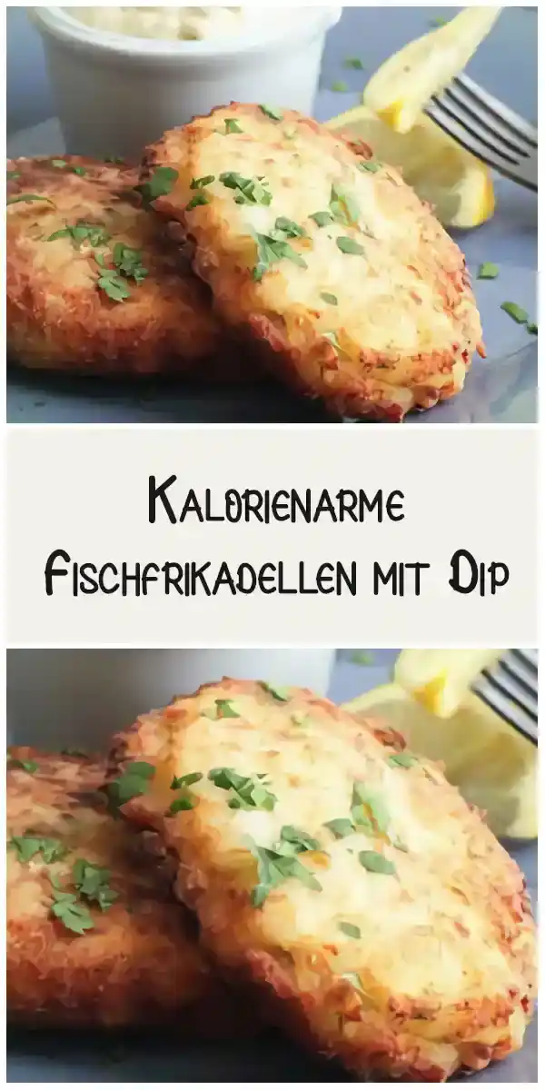 Kalorienarme Fischfrikadellen mit Dip: Ein Leckeres und Gesundes Rezept