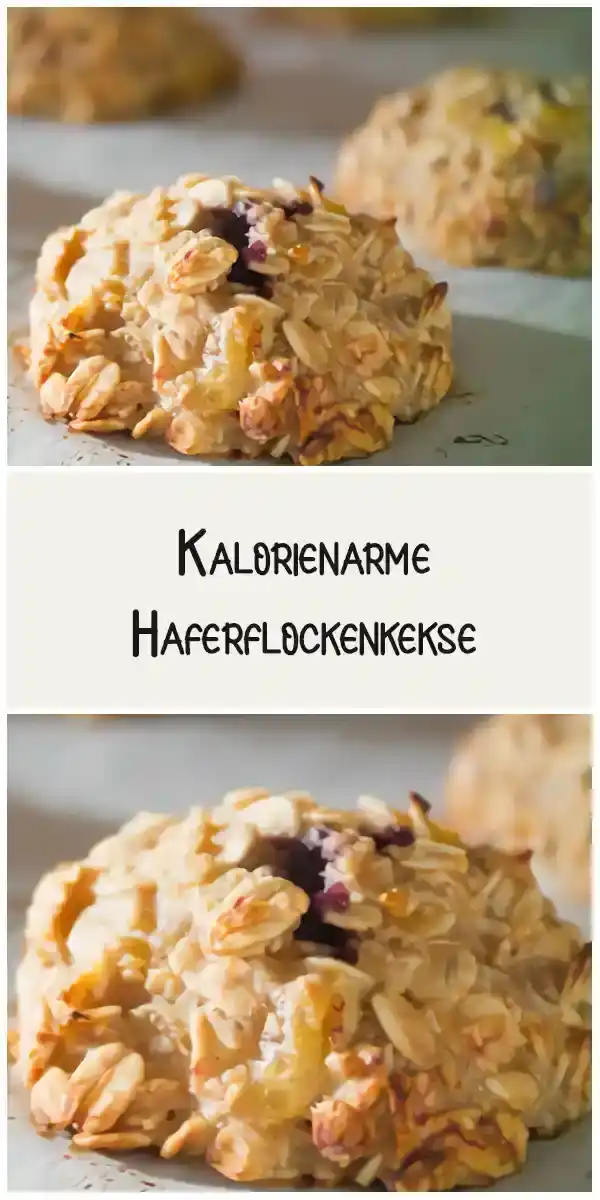 Kalorienarme Haferflockenkekse (ohne Zucker) 1 Kalorienarme Haferflockenkekse (ohne Zucker)