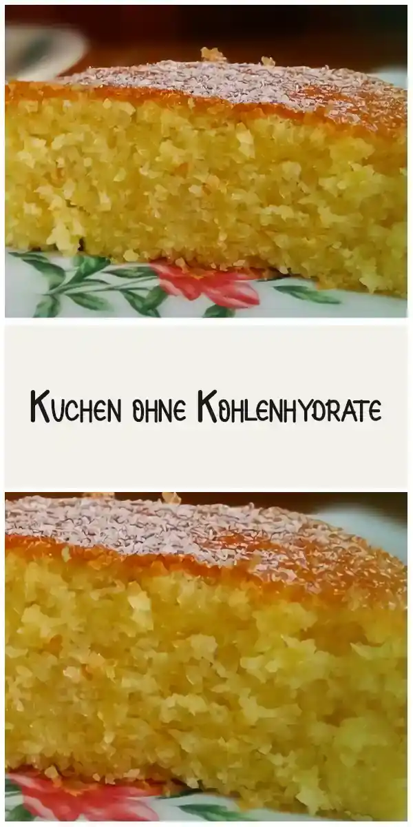 Kuchen ohne Kohlenhydrate – und der ist noch dazu richtig lecker