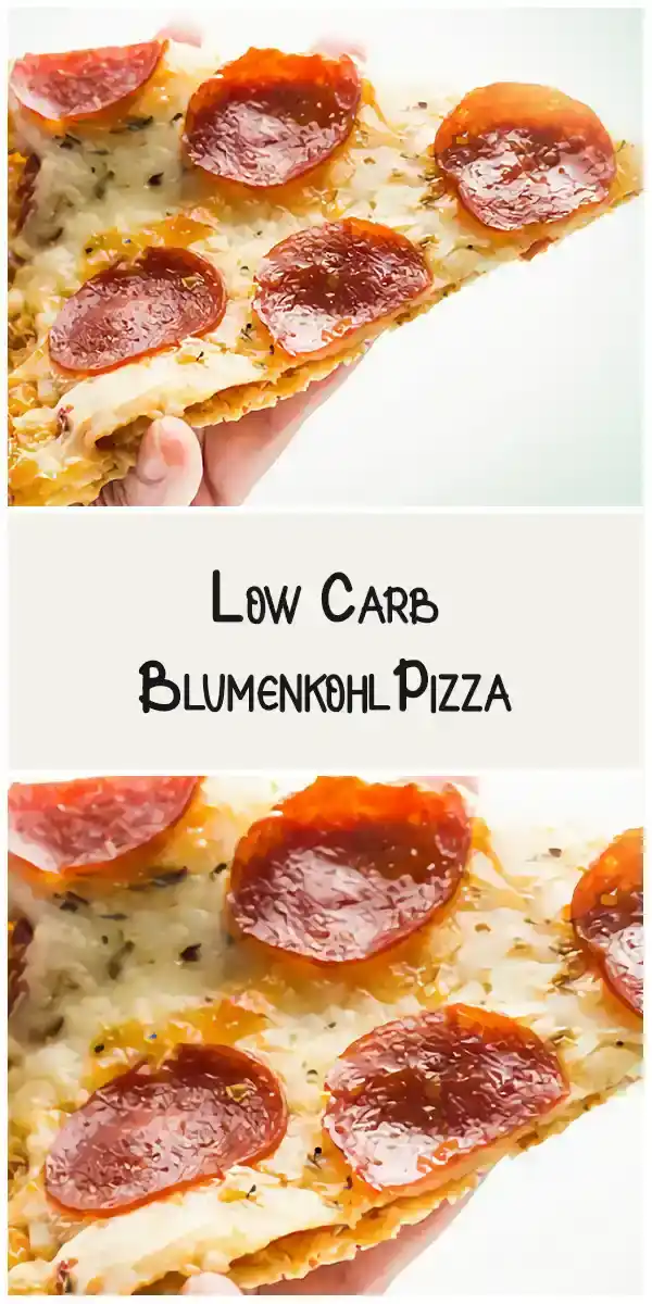 Low Carb BlumenkohlPizza