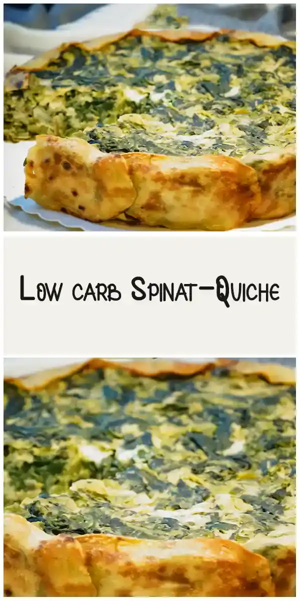 Low carb Spinat-Quiche