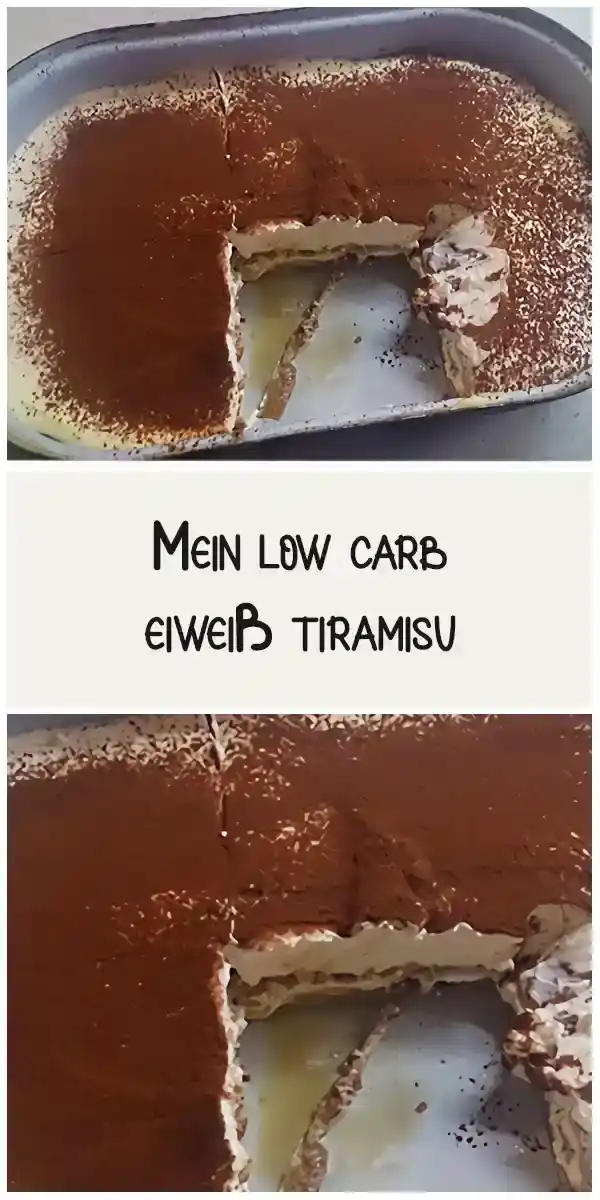 Mein low carb – eiweiß tiramisu