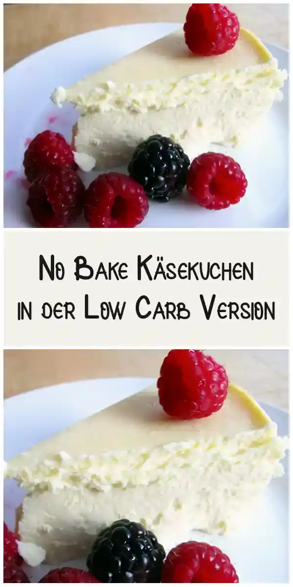 No Bake Käsekuchen in der Low Carb Version