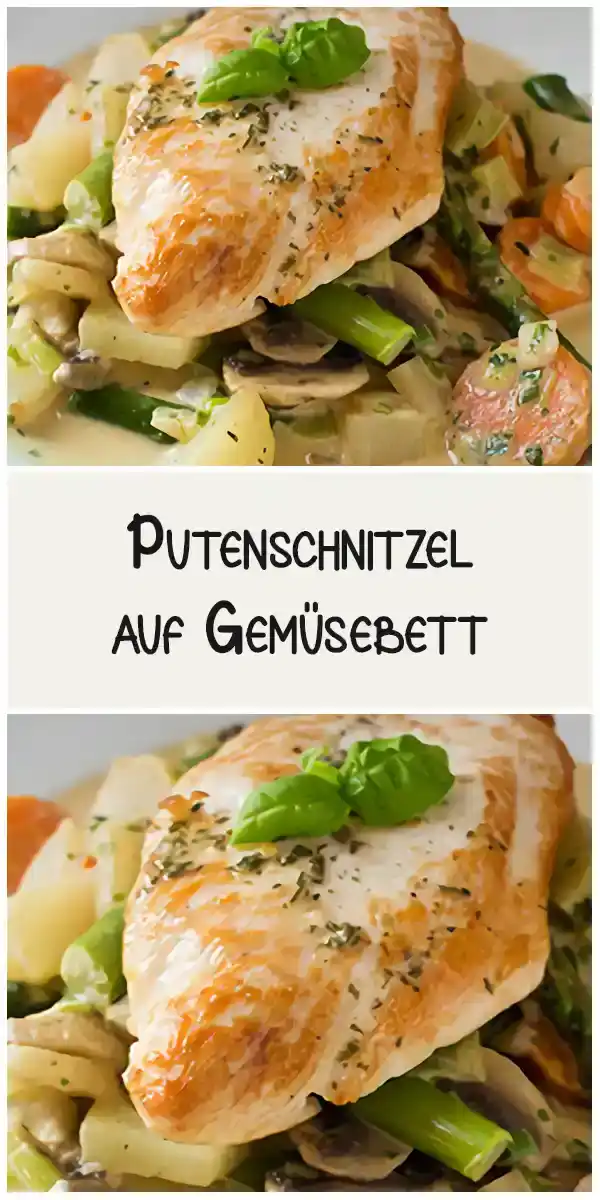 Putenschnitzel auf Gemüsebett: Ein Köstliches Rezept für Genießer
